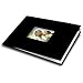 Unibind PhotoBook 8.5" x 11" Black Linen Covers with Picture Window, in Portrait Format, 5mm Thick, Holds up to 40 Pages (pack of 2)