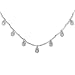 One of a Kind 1-3/4ctw Diamond Necklace in18k White Gold