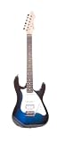 HURRICANE Blue Burst Electric Guitar by Glen Burton with Accessories