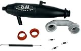 SH 18 Off Road Tuned Pipe System Black SH 18 Off Road Tuned Pipe System Black