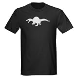 Spinosaurus Silhouette Dinosaur Dark T-Shirt by CafePress