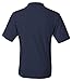 JERZEES ADULT JERSEY POLO WITH SPOTSHIELD (JNAVY) (LARGE)