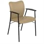 National Office Furniture QN12RR:2:200 Mix it Guest Chair Fabric: Spectrum Black Fabric