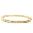Bracelet With 1.25ctw Genuine Clean Diamonds Crafted in 14K Yellow Gold. Total item weight 27.9g Length 6.5in