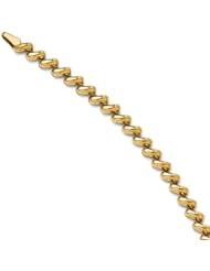 14k Yellow gold Leslies Polished Bracelet