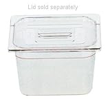 Rubbermaid Cold Preparation Polycarbonate Gastronorm Container Pan - 1/2 Size 325 x 265 mm - Depth 200 mm (10.8Ltr)  from Sussex Supplies