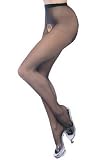 Sheer Nylon Pantyhose with Crotchless