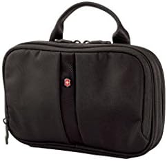 Slimline Toiletry Kit, Black/Red Logo, One Size