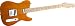 Fender Select Flame Maple Carved Top Telecaster Electric Guitar Amber Maple Fingerboard (Amber Maple Fingerboard)