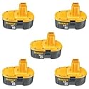 DeWalt DC9096-5 18V XRP Battery - 5 Pack - NEW