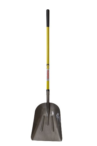 Nupla WS8L #8 Western Scoop with 16 Gauge Hollow Back Blade and Butt Grip, 48" Classic Handle
