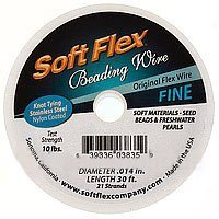 Soft Flex Best Beading Wire .014 Inch - 30 Ft.