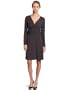 Red Dot Women's Jackie Jersey Long Sleeve Criss Cross Dress