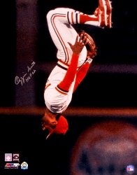 Ozzie Smith St. Louis Cardinals - The Flip - 16x20 Autographed Photograph with HOF Inscription