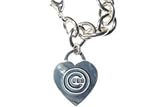 Chicago Cubs Heart Tag Bracelet