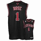 Derrick Rose Jersey: adidas Black Replica #1 Chicago Bulls Jersey