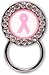 Pink Ribbon Rhinestone Magnetic Eyeglass Holders