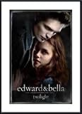 Twilight - Edward and Bella by unknown 24.00X36.00 Framed with Black Metal Frame