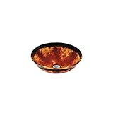 Vigo Industries VG07005 Auburn Mocha Fusion Glass Vessel Sink Vigo Industries VG07005 Auburn Mocha Fusion Glass Vessel Sink