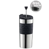 Produkt-Bild: Bodum TRAVEL PRESS 0.35L Edelstahl Kaffeebereiter schwarz