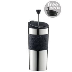 Bodum TRAVEL PRESS 0.35L Edelstahl Kaffeebereiter schwarz