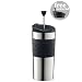 Bodum TRAVEL PRESS 0.35L Edelstahl Kaffeebereiter schwarz