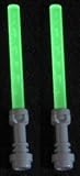 Lego Lightsaber Lot of 2: Glow-in-the Dark Lightsabers with Hilts