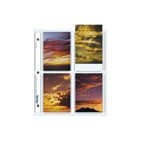 Print File Archival Photo Pages Holds Eight 3 1 2 x 5 Prints, Pack of 25 by Print File
