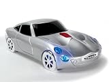 Jumpin' Banana TVR Tuscan Street Mouse - Mouse - 2 button(s) - wireless - USB wireless receiver - silver