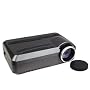 Portable Mini Audio/Video 13 Lumens LED Light Projector with 150:1 Contrast Ratio and Built-In Stereo Speakers