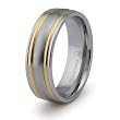 Gold Plated Stainless Steel Ring (Sizes 9-12)