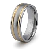 Gold Plated Stainless Steel Ring (Sizes 9-12)