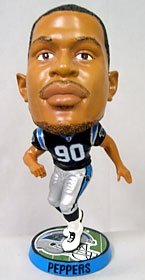 Carolina Panthers Julius Peppers Forever Collectibles Phathead Bobble Head