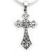 Sterling Silver Celtic FILIGREE CROSS Pendant or Charm