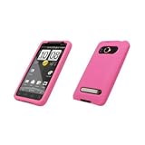 Premium Pink Silicone Gel Skin Cover Case for HTC Evo 4G [Accessory Export  ....