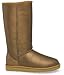 Ugg Australia Women's Classic Tall Boots in Metallic Gold or Pewter Image
