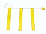 Three-Flag Belt Release Sets - Dozen - Youth Yellow - Football Practice