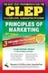 CLEP Principles of Marketing, 5th Ed. (REA) -The Best Test Prep for the CLEP Exam (Test Preps)