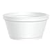 Dart 8SJ20 8 oz Squat Foam Container (Case of 1000)
