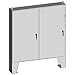 Saginaw Enclosures, SCE-60XEL6124LP, Floor Mount Flange Disconnect Enclosure, 60H x 61W x 24D, 2 Door, Nema 3R,4,12,13, Metal