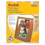 Kodak Glossy Photo Paper, 8.5 x 11 Inches, 100 Sheets per Pack (8209017)
