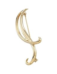 14K Yellow Gold 20.00X46.00 mm Brooch