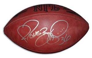 Jerome Bettis Signed Steelers Football