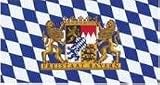 Bayern Freistaat  Flagge Fahne 90 * 150 cm