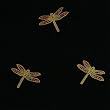 Batik Bandana - Rainbow Dragonflies on Black