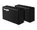 Yes4All Yoga Brick / Yoga Block 9x6x4 for Exercise, Pilates, Workout, Fitness & Gym – Eco Friendly Yoga Block / Yoga Foam Block (set of 2, Black)