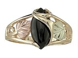 Black Hills Gold Ladies' 10K Onyx Ring