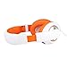 ECOOPRO Lightweight Portable Stereo Earphone Over Ear Headphones Headset for MP3,MP4,PC,Most Smartphone Orange