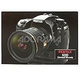 Pentax Two Years Extended Warranty for K Series Digital SLR Cameras