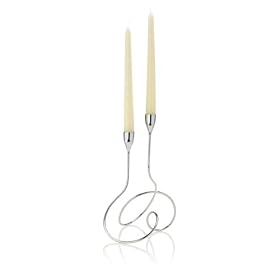 Black+Blum 13-Inch Loop Candle Holder, Chrome